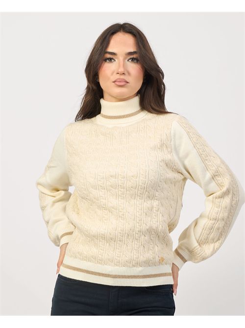 Maglione dolcevita Yes Zee in misto viscosa YES ZEE | M009-BI000157